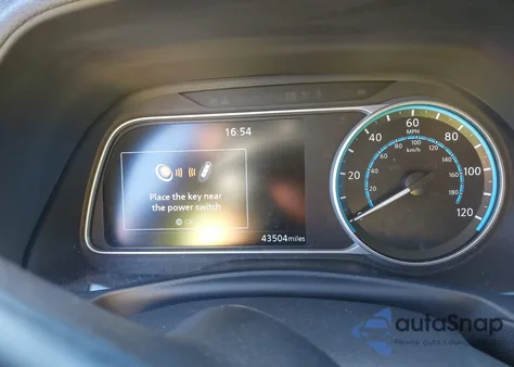 2019 Nissan Leaf Sv z USA, uszkodzony, nr VIN 1N4AZ1CP4KC309437